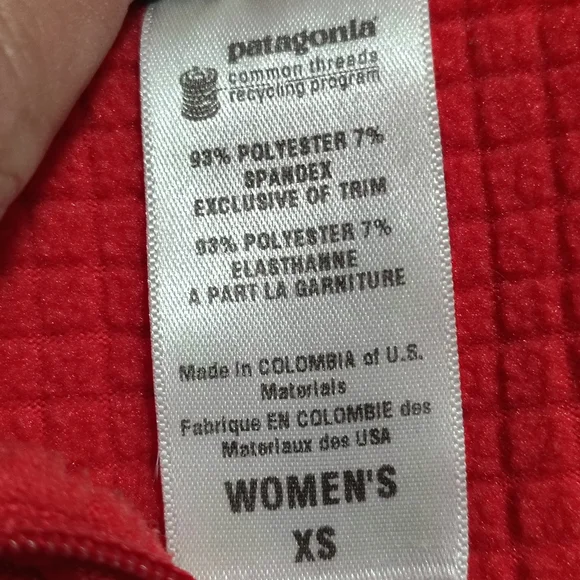 Patagonia R-1 Vibrant Pink Half-Zip Fleece Women's XS Athleisure Outdoor - Picture 4 of 7